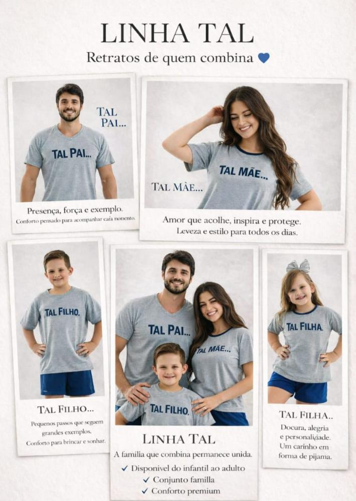 Pijamas Linha Família